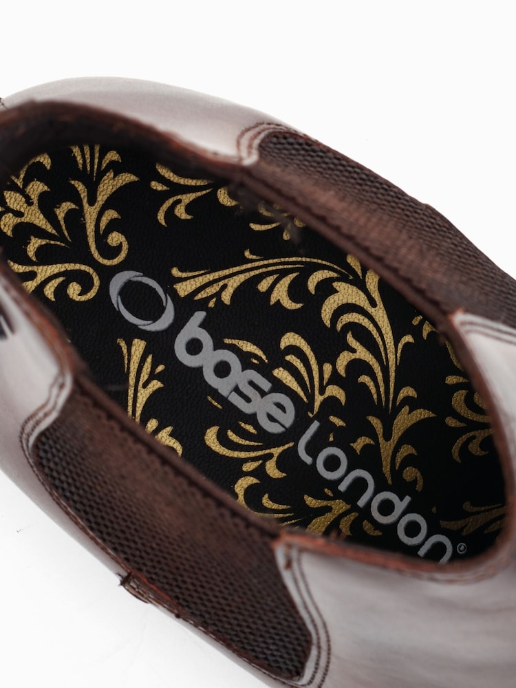 Base London Brown Virgil Pull On Chelsea Boots - Image 4 of 4 Base London Brown Virgil Pull On Chelsea Boots - Image 4 of 4