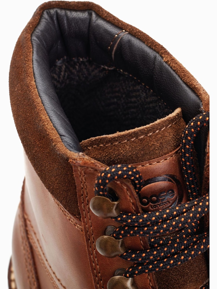 Base London Ashland Lace Up Toe Cap Boots - Image 6 of 6