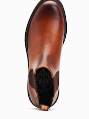 Светло-коричневый - Base London Walsh Pull On Chelsea Boots - Изображение 4 из 6