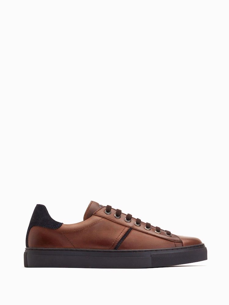 Base London Beck Lace Up Trainers - Image 1 of 6