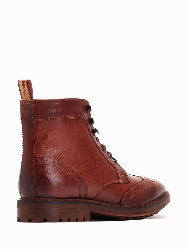 Base London Hemlock Lace Up Brogue Boots - Image 2 of 6