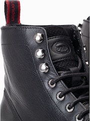 Base London Banff Lace Up Toe Cap Black Boots - Image 6 of 6