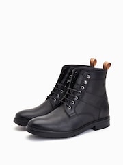 Schwarz - Base London Dickson Schnürstiefel - Bild 3 von 6