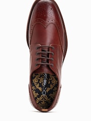 Base London Yukon Lace Up Brogue Shoes - Image 4 of 6
