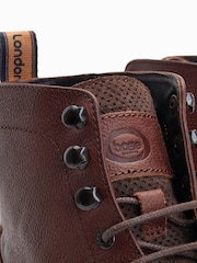 Base London Banff Lace Up Toe Cap Boots - Image 6 of 6