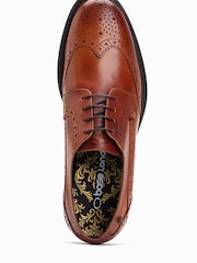 Base London Anson Lace Up Brogue Shoes - Image 4 of 6