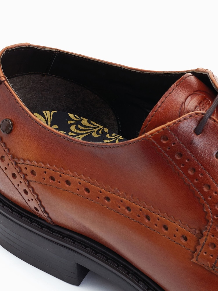 Base London Anson Lace Up Brogue Shoes - Image 6 of 6