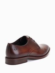 Коричневый - Base London Bronte Lace Up Derby Shoes - Изображение 3 из 6
