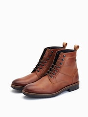 Tan - Base London Dickson Schnürstiefel - Bild 3 von 6
