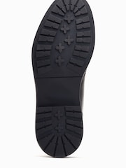 Черный - Base London Dealer Lace-Up Brogue Boots - Image 5 of 6