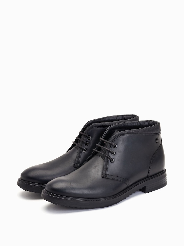 Schwarz - Base London, Bartlett, Chukka-Stiefel zum Schnüren - Bild 2 von 6 Schwarz - Base London, Bartlett, Chukka-Stiefel zum Schnüren - Bild 2 von 6