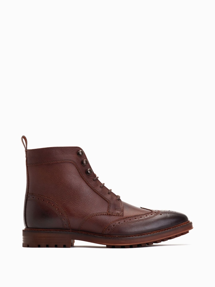Base London Hemlock Lace Up Brogue Boots - Image 1 of 6
