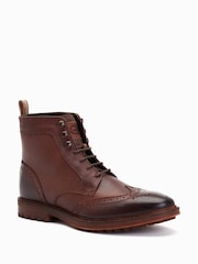 Base London Hemlock Lace Up Brogue Boots - Image 2 of 6