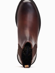 Темно-коричневый - Base London Walsh Pull On Chelsea Boots - Изображение 5 из 6