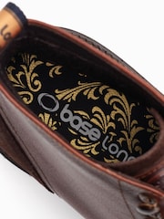 Dunkelbraun - Base London Dettori Arbeitsstiefel mit Schnürung - Bild 6 von 6