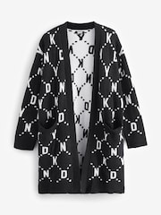 DKNY Boucle Knit Cozy Cardigan - Image 1 of 1