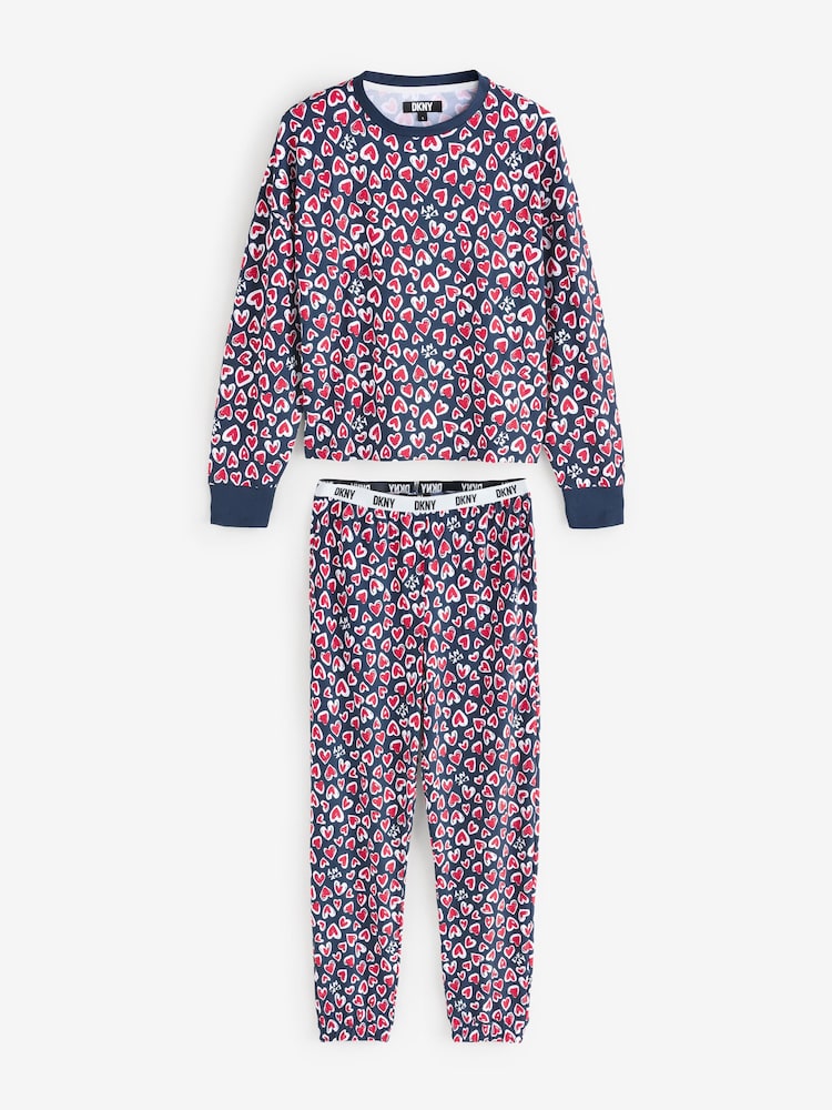 Вязаный комплект из свитера DKNY Лонгслив и джоггеры - Image 1 of 3