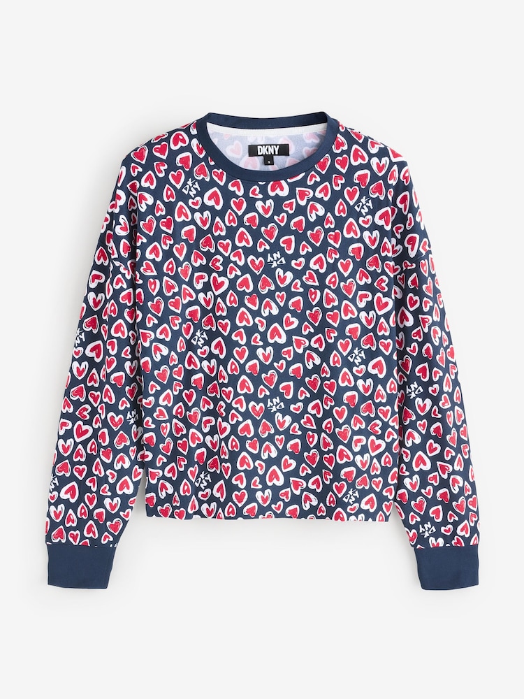 Вязаный комплект из свитера DKNY Лонгслив и джоггеры - Image 2 of 3