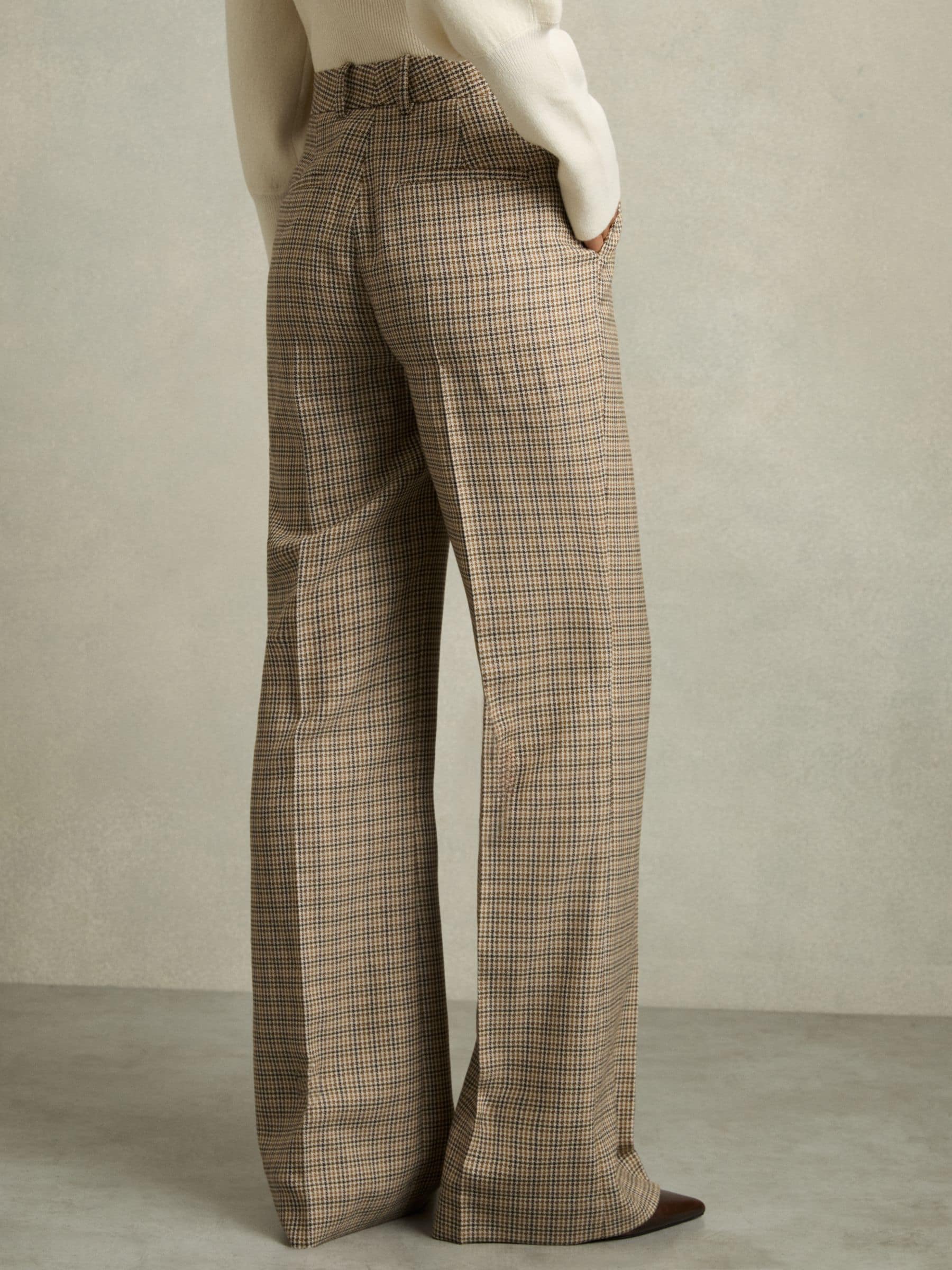 パンツ Needles 23aw TUCKED TROUSER HOUNDSTOOTH Tucked Side Tab Trouser Poly Houndstooth | Needles | Epitome