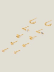 Accessorize Tone 14ct Stud in obročasti uhani 5 komplet - Slika 2 iz 2