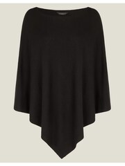 Accessorize Black Knit Poncho - Image 4 of 4