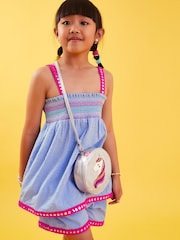 Angels By Accessorize Girls Silver Unicorn Cross-Body Bag - Image 1 of 2