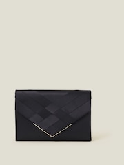 Accessorize Clutch aus gewebtem Satin - Bild 1 von 3