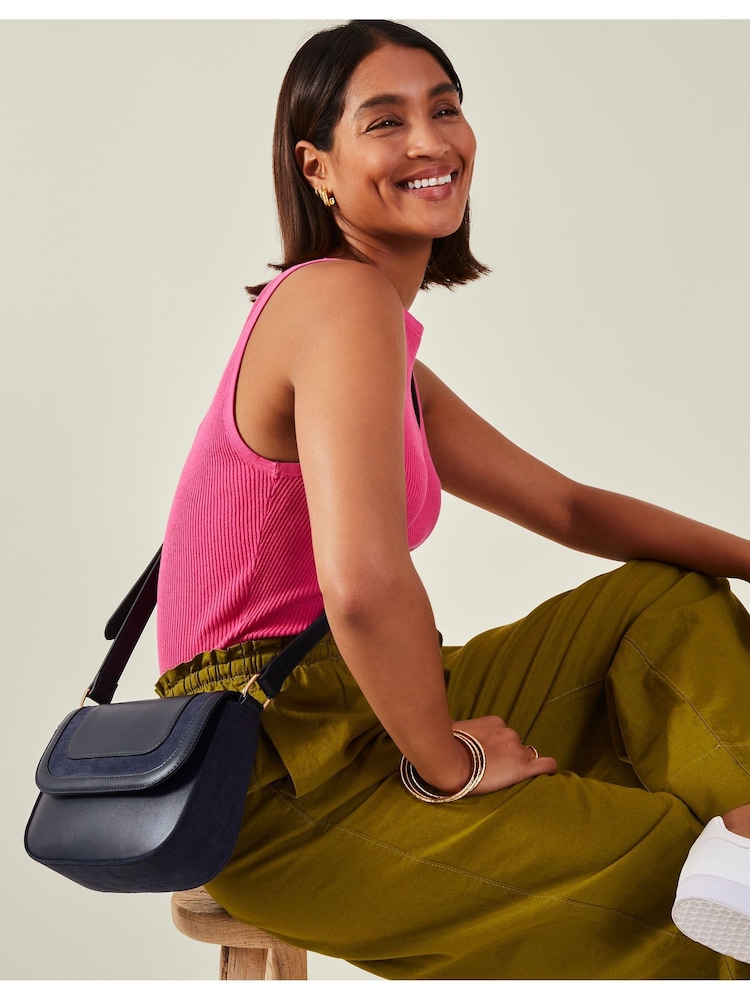 Accessorize Suedette Flap čezprsna torba - Slika 1 iz 4