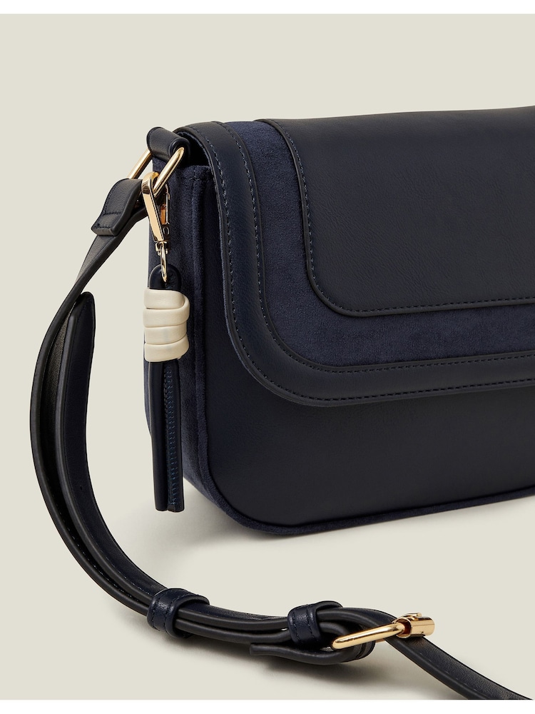 Accessorize Suedette Flap čezprsna torba - Slika 4 iz 4