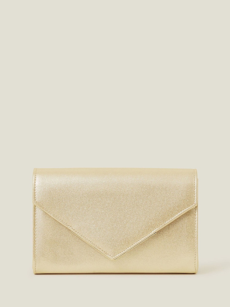 Accessorize Clutch mit Umschlag, Metallic - Bild 2 von 2