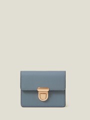 Accessorize Blue Push Lock Card Holder - Image 1 of 2