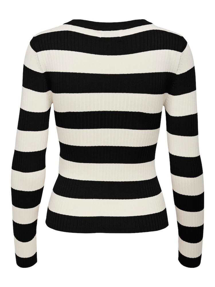 JDY – langärmliger Strickpullover mit Streifen - Bild 7 von 7 JDY – langärmliger Strickpullover mit Streifen - Bild 7 von 7