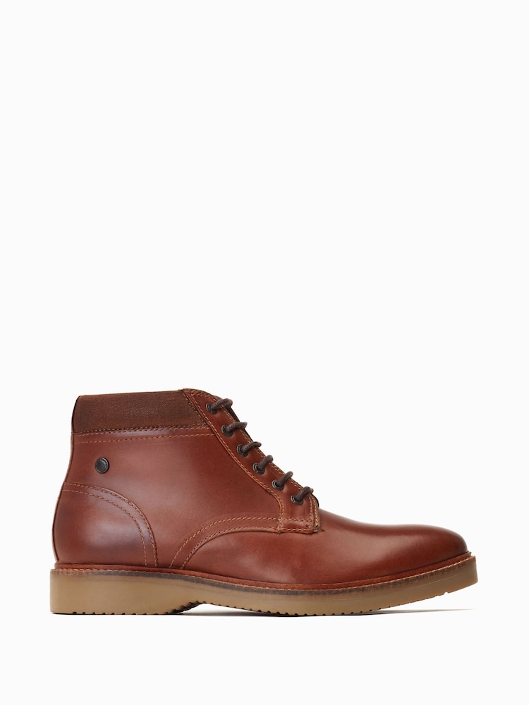 Base London Dugan Lace-up Chukka Brown Boots - Image 1 of 6