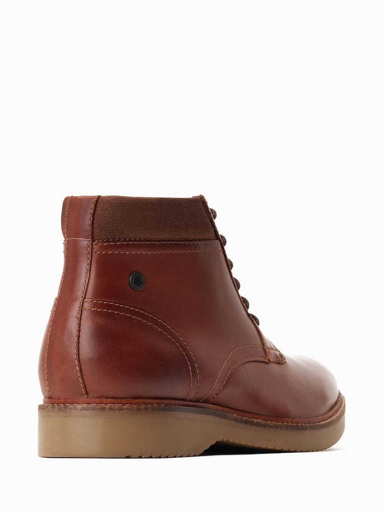 Base London Dugan Lace-up Chukka Brown Boots - Image 2 of 6