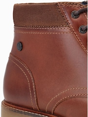 Base London Dugan Lace-up Chukka Brown Boots - Image 6 of 6