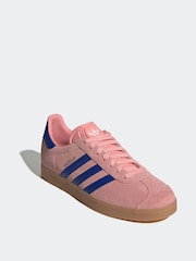 adidas Originals Pink Gazelle Trainers - Image 3 of 9