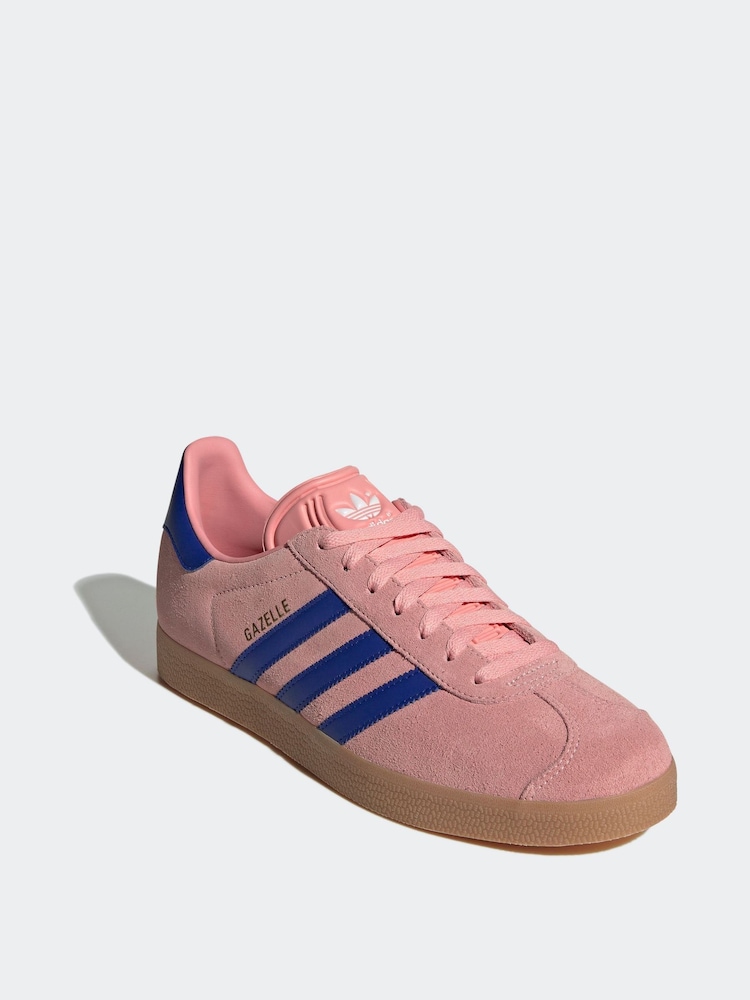 adidas Originals Pink Gazelle Trainers - Image 3 of 9
