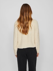 Vila dolg rokav; z dolgimi rokavi Button Up Knit pletena jopa jakna; suknjič - Slika 2 iz 6