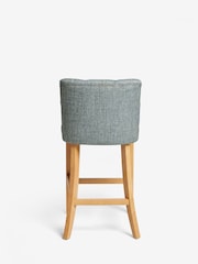 Chunky Weave Mid Blue Wolton Bar Stool - Image 6 of 8