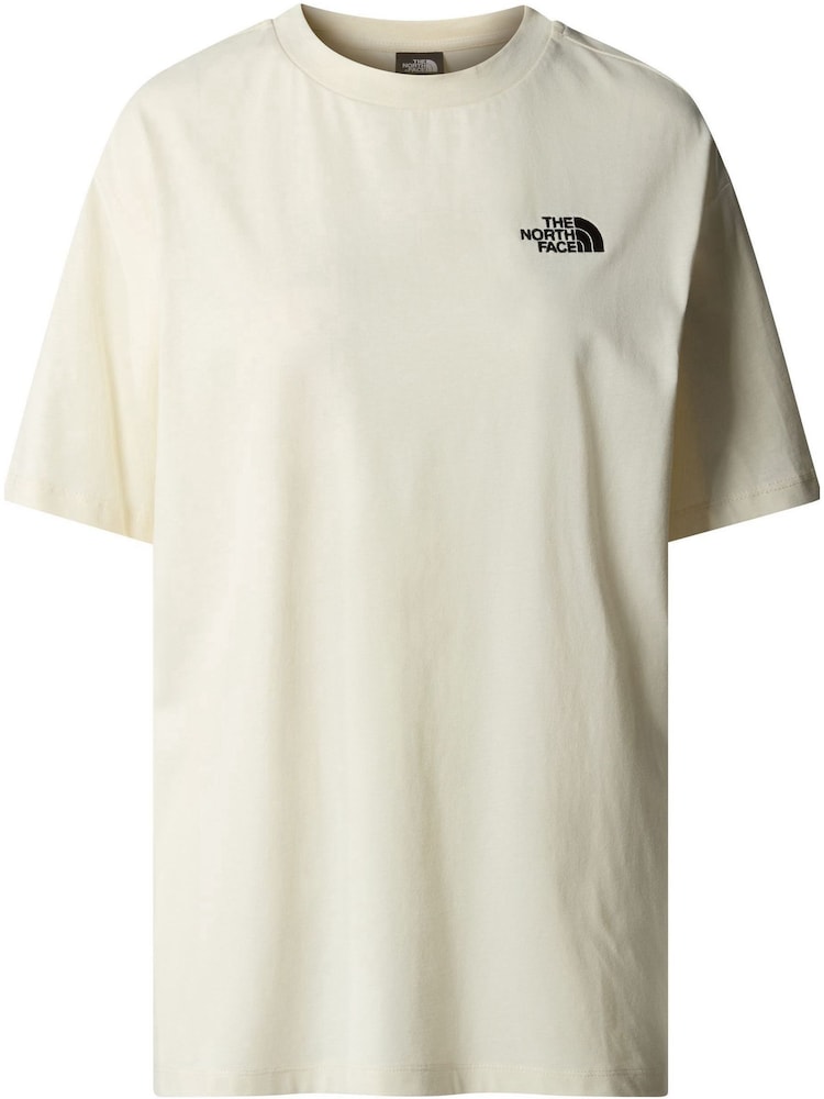 The North Face Cream Oversized Simple Dome 100% Cotton T-Shirt - Image 5 of 6