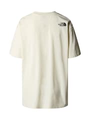 The North Face Cream Oversized Simple Dome 100% Cotton T-Shirt - Image 6 of 6