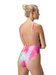 Speedo Pink Printed Convertible Swimsuit - Image 2 of 7