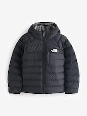The North Face Black Reversible Perrito Boys Hooded Jacket - Image 6 of 6