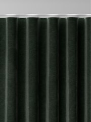 Green Soft Touch Chenille Made to Measure Curtain - Image 8 of 9