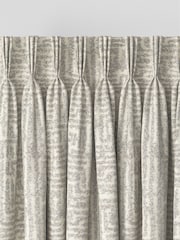 Grey Textured Maze Jacquard Made to Measure Curtains - Image 6 of 10