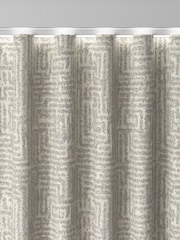 Grey Textured Maze Jacquard Made to Measure Curtains - Image 9 of 10