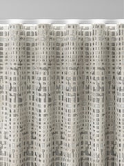 Silver Collection Luxe Heavyweight Cut Velvet Abstract Made to Measure Curtains - Image 7 of 9