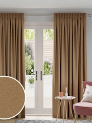 Dark Gold Cosy Chenille Made to Measure Curtains - Image 1 of 10