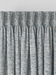 Blue Cosy Texture Made to Measure Curtains - Image 5 of 9
