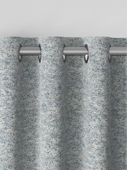 Blue Cosy Texture Made to Measure Curtains - Image 8 of 9